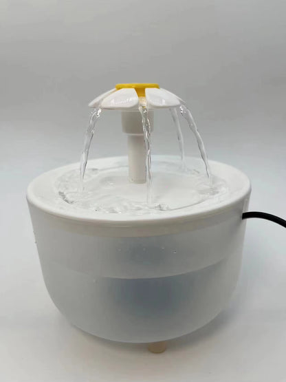 Automatic Pet Water Fountain with USB Power, Quiet Operation, 1200ml Capacity, Recirculating Filtered Water Dispenser for Cats