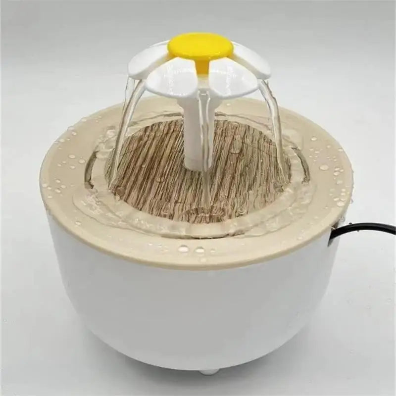 Automatic Pet Water Fountain with USB Power, Quiet Operation, 1200ml Capacity, Recirculating Filtered Water Dispenser for Cats