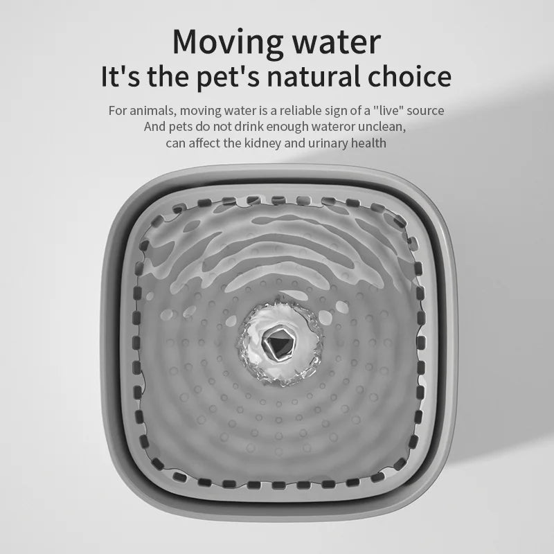 3L Automatic Cat Water Fountain with Recirculating Filter and Large Capacity - USB Electric Silent Water Dispenser for Cats