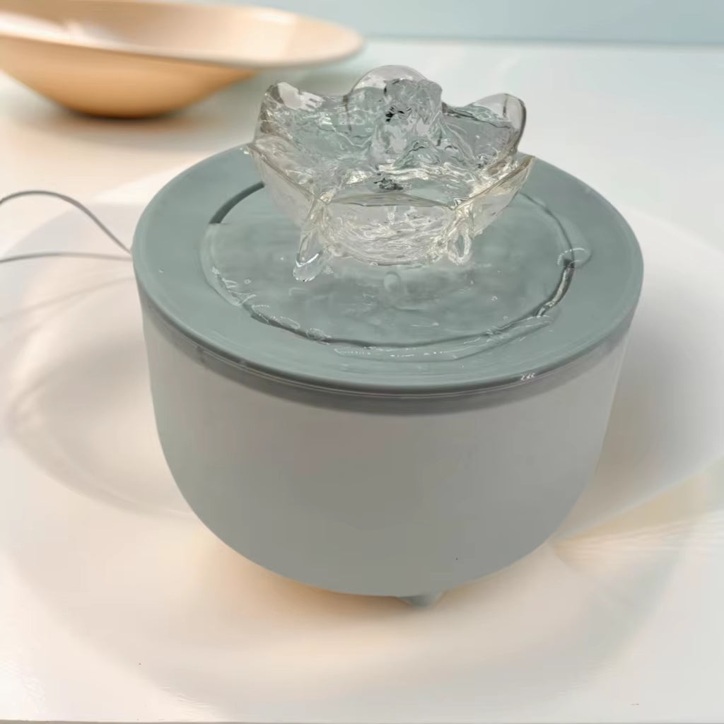 Automatic Pet Water Fountain with USB Power, Quiet Operation, 1200ml Capacity, Recirculating Filtered Water Dispenser for Cats