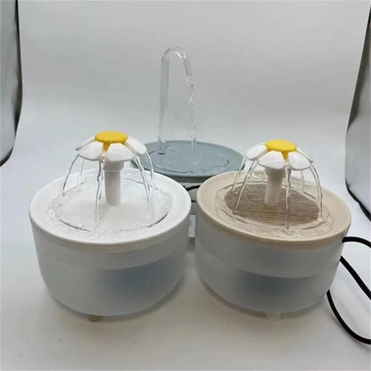 Automatic Pet Water Fountain with USB Power, Quiet Operation, 1200ml Capacity, Recirculating Filtered Water Dispenser for Cats
