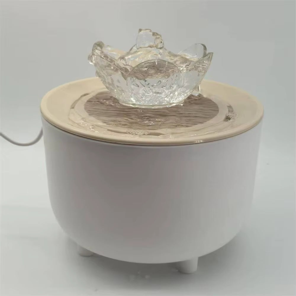 Automatic Pet Water Fountain with USB Power, Quiet Operation, 1200ml Capacity, Recirculating Filtered Water Dispenser for Cats
