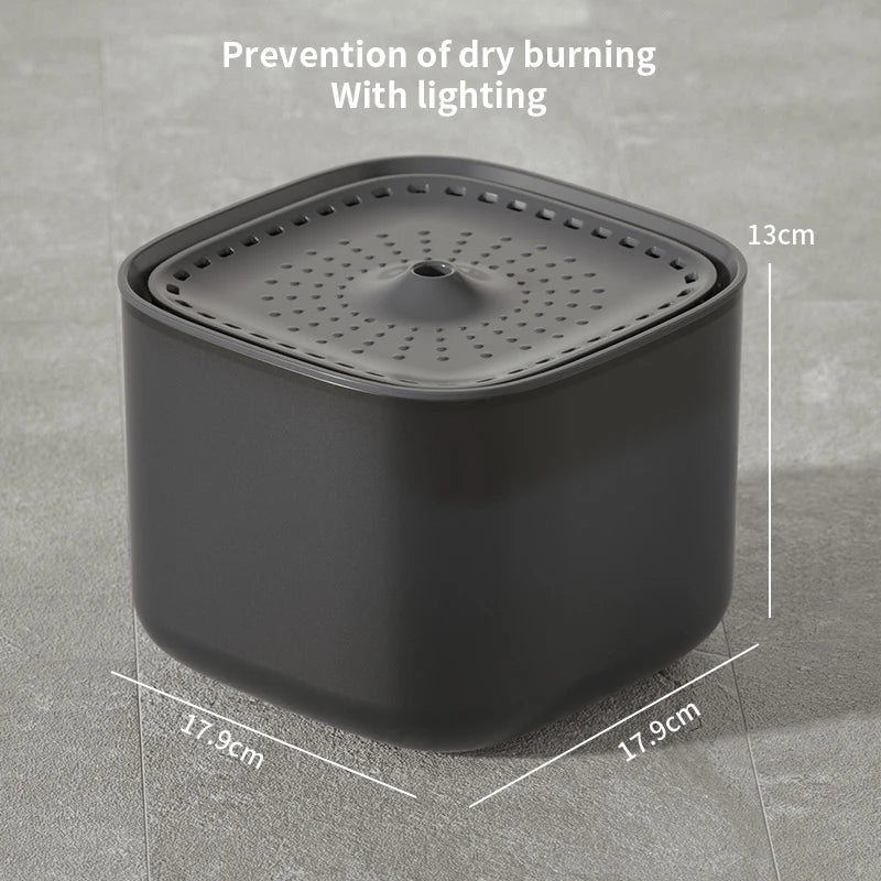 3L Automatic Cat Water Fountain with Recirculating Filter and Large Capacity - USB Electric Silent Water Dispenser for Cats